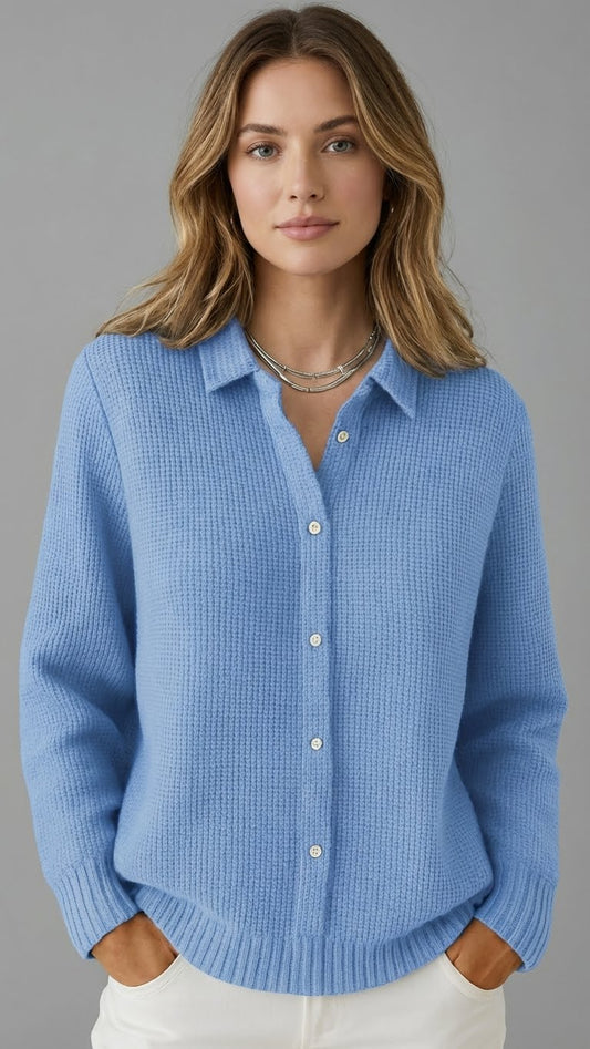 Maria | Cárdigan clásico de botones tejidos