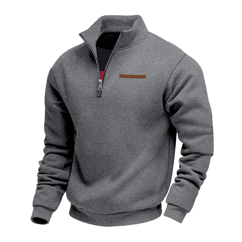 Adrián - Sudadera polar informal para hombre